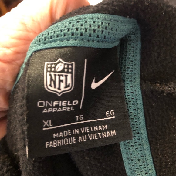 Nike NFL Onfield Black Hoodie XL Philadelphia Eagles - Picture 4 of 9